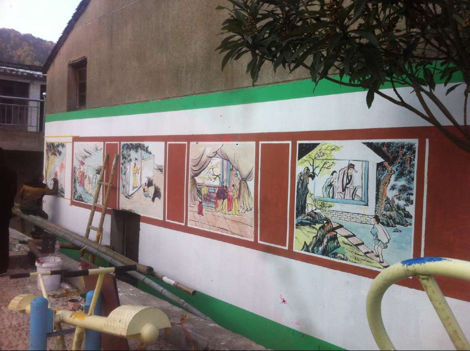 新农村建设墙绘 (10)