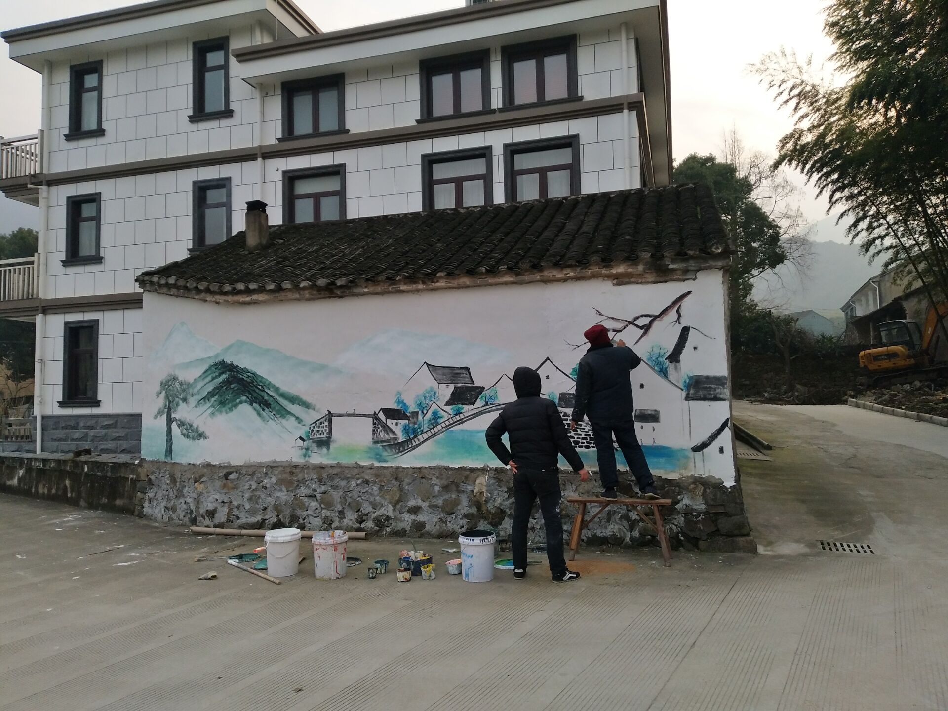 新农村建设墙绘 (5)