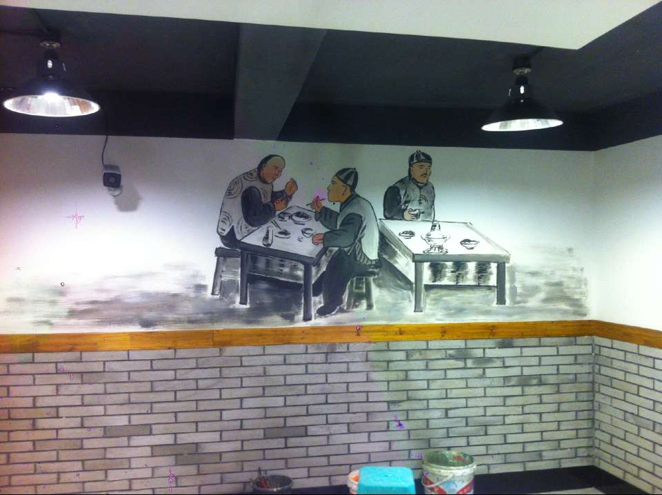 学校酒店场馆墙绘 (10)