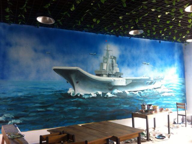 学校酒店场馆墙绘 (12)