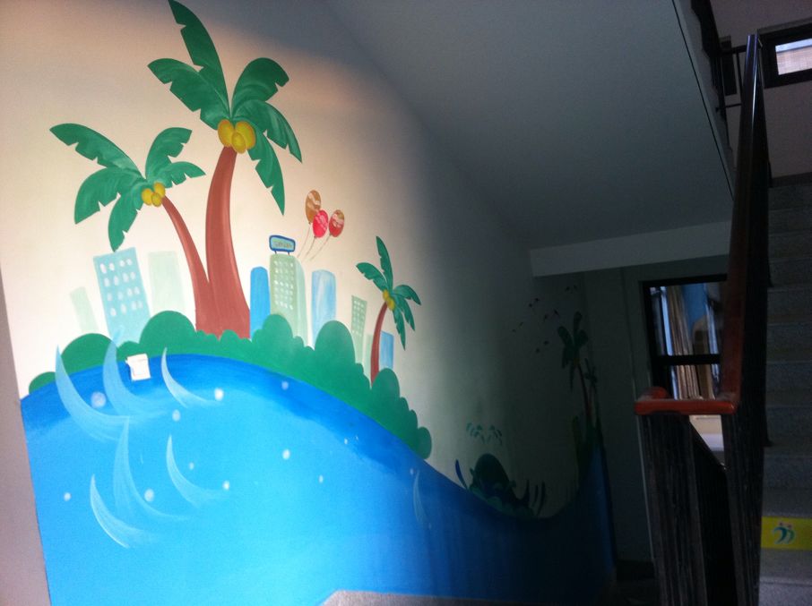 学校酒店场馆墙绘 (11)