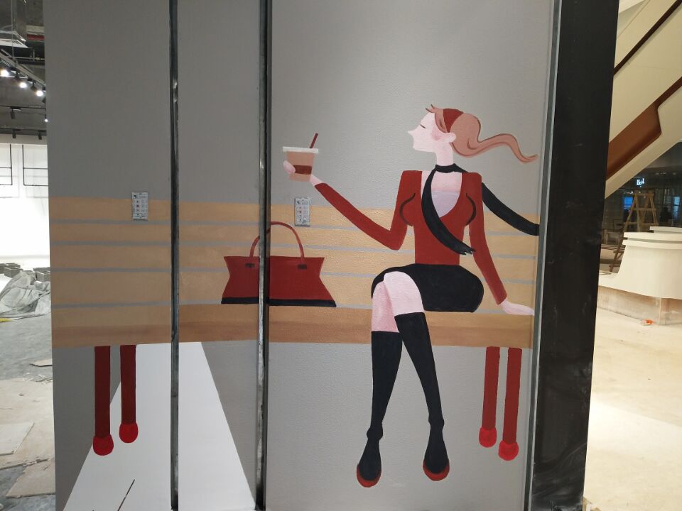 学校酒店场馆墙绘 (19)