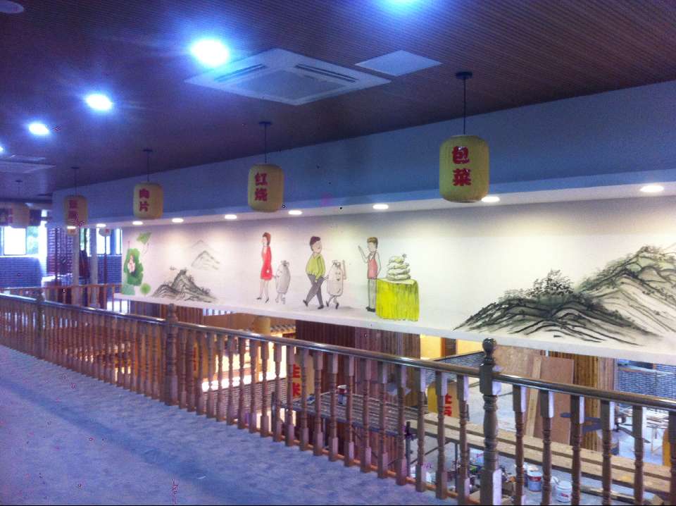 学校酒店场馆墙绘 (28)