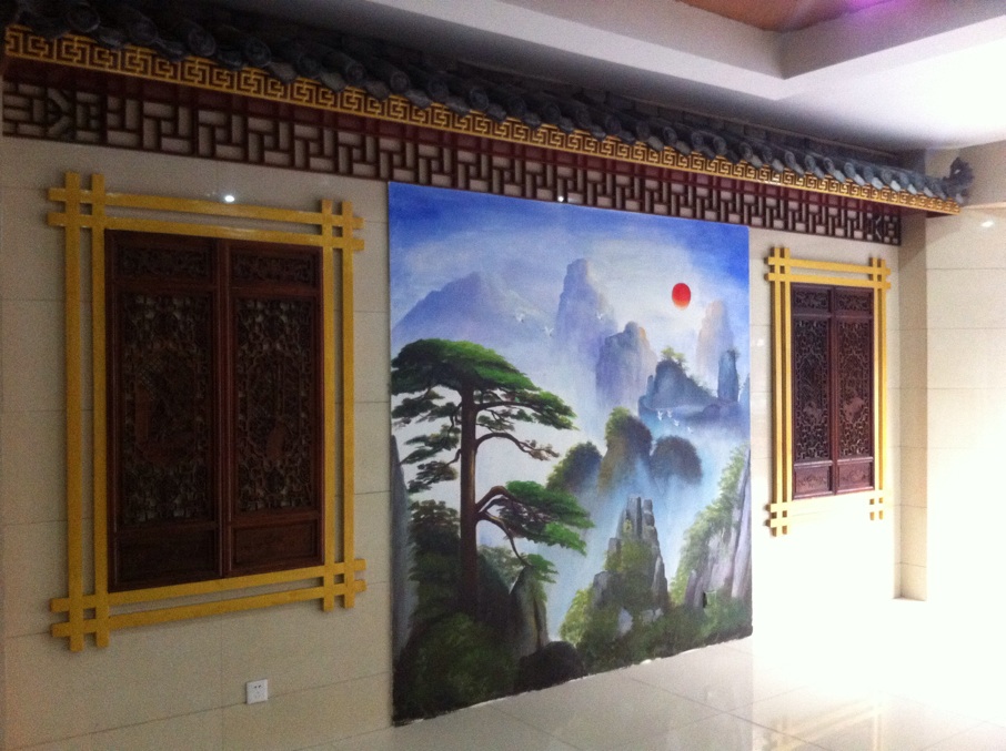 学校酒店场馆墙绘 (3)
