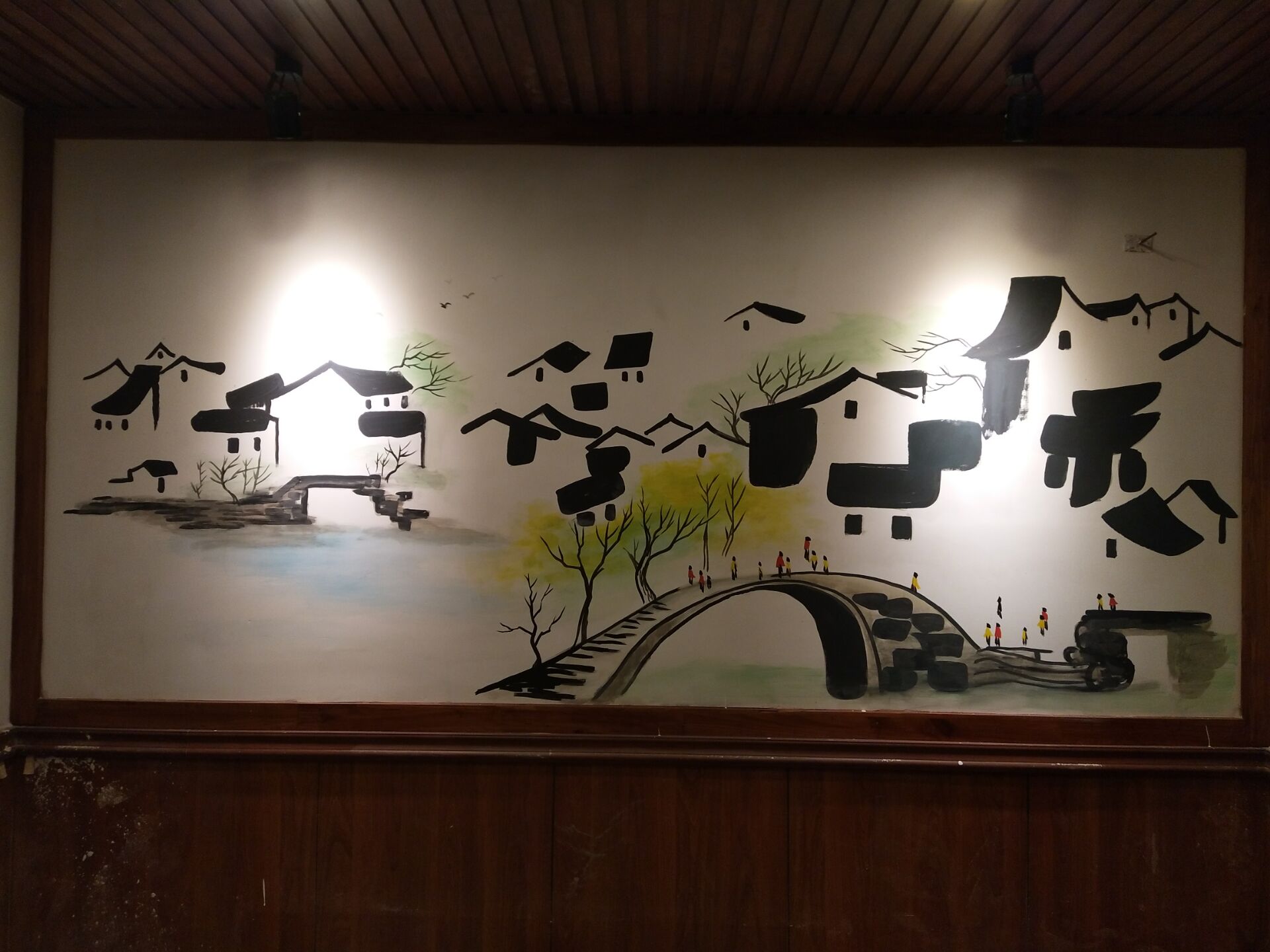 学校酒店场馆墙绘 (6)