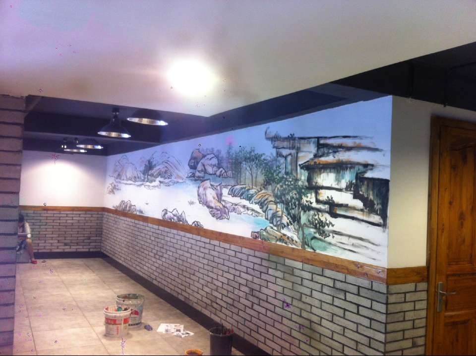 学校酒店场馆墙绘 (46)