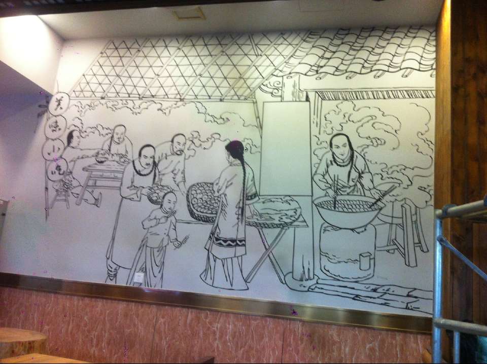 学校酒店场馆墙绘 (5)