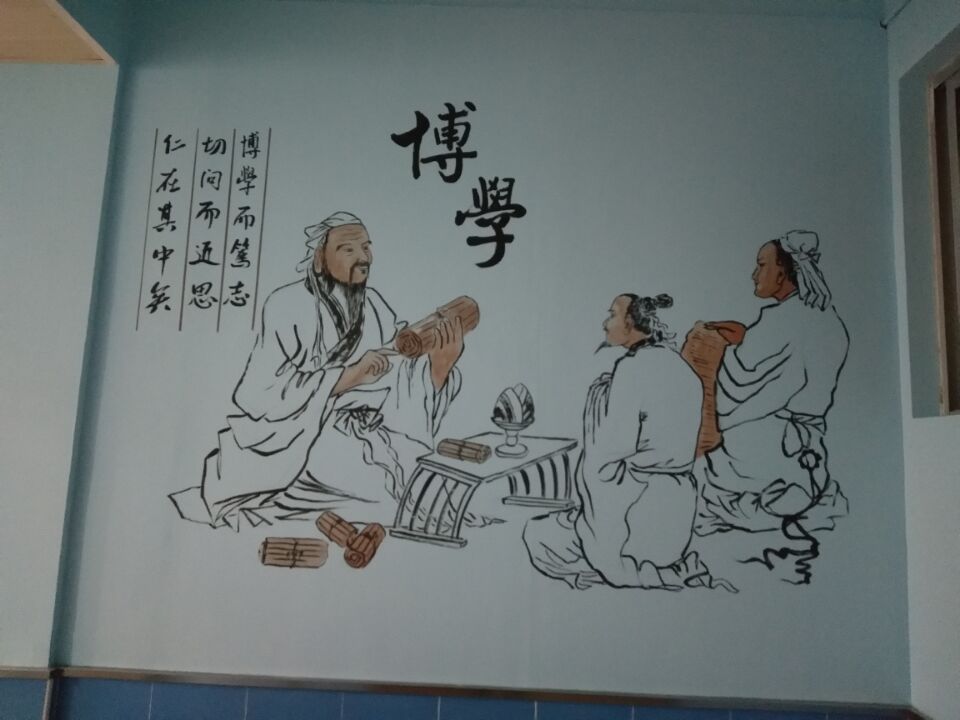 学校酒店场馆墙绘 (7)