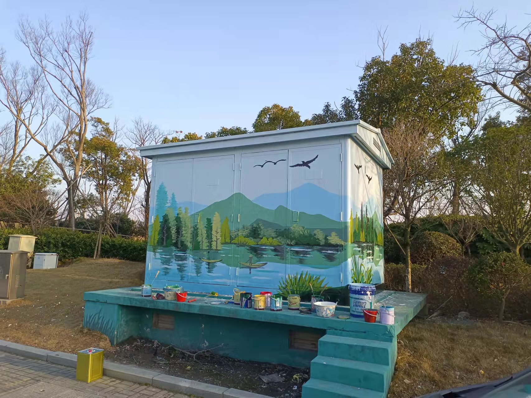 学校酒店场馆墙绘