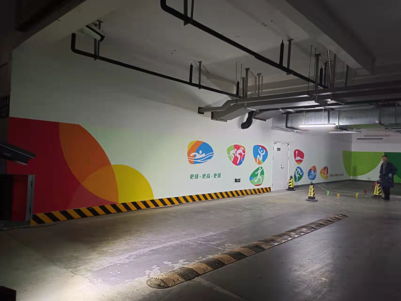 学校酒店场馆墙绘